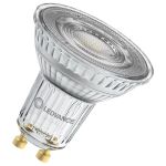Ledvance LED Spot GU10 PAR16 6.1W 575lm 60D - 930 Varm Vit | Bästa Färgåtergivning - Dimbar - Ersättare 80W