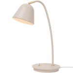 Nordlux Bordslampa Fleur 15 Metall Beige | Passande för 1x E14