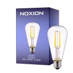 Noxion Lucent LED E27 Päron Filament Klar 4W 470lm - 827 Extra Varm Vit | Ersättare 40W