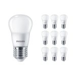 Flerpack 10x Philips Corepro LED Lustre E27 boll Matt 2.8W 250lm - 827 Extra Varm Vit | Ersättare 25W