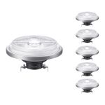 Flerpack 6x Philips MASTER LED Spot G53 AR111 10.8W 600lm 40D - 927 Extra Varm Vit | Bästa färgåtergivning - Dimbar - Ersättare 50W