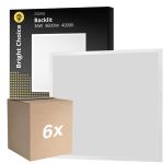 Flerpack 6x Bright Choice LED Panel V2 Backlit 36W 3600lm - 840 Kallvit | 60x60cm - UGR <22
