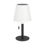 Eglo Bordslampa Montapalma Solar Stål Svart 2W 190lm - 830 Varm Vit | IP54 - Dimbar - USB-C