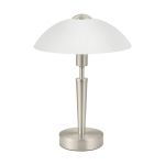 Eglo Bordslampa Solo 1 Stål Satin Nickel | IP20 - Passande för 1x E14 