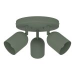 Eglo Tak Spot Tilston Stål Grön | Passande för 3x E14