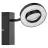 Ledvance LED Decor Spot Saturn Plast Svart 11W 215lm - 830-842-865 CCT