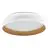 Ledvance LED Taklampa Orbis Livia Vit och Trä 36W 2000lm - 830 Varm Vit | Touchdimmerbar