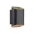 Nordlux Nico 22 Vägglampa Svart IP54 | Passande för 4x GU10