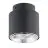 Emibig Taklampa Nano Stål Svart | Passande för 1x GU10 (AR111) - Max 12W