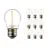Flerpack 10x Noxion Lucent LED E27 boll Filament Klar 1.4W 136LM - 827 Extra Varm Vit | Ersättare 15W
