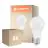 Flerpack 6x Ledvance Classic LED E27 Päron Matt 8.8W 806lm - 827 Extra Varm Vit | Dimbar - Ersättare 60W