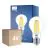 Flerpack 4x Philips MASTER Value LED Lampa E27 Päron Klar 11.2W 1521lm - 927 Extra Varm Vit | Bästa färgåtergivning - Dimbar - Ersättare 100W