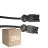 Flerpack 25x Noxion GST - Kompatibel Förlängningskabel Svart - Manlig + Kvinnlig - 5m - 3 pole 1,5mm2
