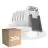 Flerpack 20x Ledvance LED Spot Adjust Aluminium Vit 8W 640lm 36D - 927 Extra Varm Vit | Utskärning   68mm - IP20 - Bästa färgåtergivning - Dimbar