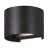 Eglo Vägglampa Calpino 3 Aluminium Svart Up & Down 2W 420lm - 830 Varm Vit | IP54