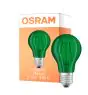 Osram LED Star Classic Decor E27 Päron Filament Matt 2.5W 45lm - Green |Ersättare 7W