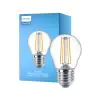 Philips Corepro LED Lustre E27 boll Filament Klar 4.3W 470lm - 827 Extra Varm Vit | Ersättare 40W