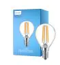 Philips Corepro LED Lustre E14 boll Filament Klar 6.5W 806lm - 840 Kallvit | Ersättare 60W