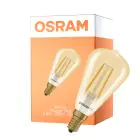 Osram Vintage 1906 LED Classic Edison E14 Ambar 2.8W 250lm - 822 Extra Varm Vit | Dimbar - Ersättare 25W