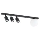 Emibig Taklampa Baster Stål Svart | Passande för 3x GU10 - Max 8W, 1x E14 - Max 10W