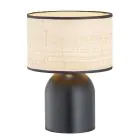 Emibig Bordslampa Aspen Stål Svart | Passande för 1x E27 - Max 15W