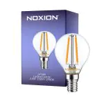 Noxion Lucent Lustre LED E14 boll Filament Klar 2.5W 250lm – Dimbar - Ersättare 25W