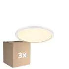 Flerpack 3x Nordlux LED Taklampa Oja 24 Vit 11W 1250lm - 827 Extra Varm Vit