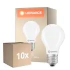 Flerpack 10x Ledvance Classic LED E27 Päron Matt 5.9W 806lm - 840 Kallvit| Ersättare 60W