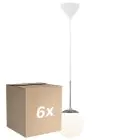 Flerpack 6x Nordlux Café Pendellampa Glas Vit | Passande för E27