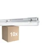 Flerpack 10x Ledvance LED Fukttät Armatur MT Gen 3 IP65 | Passande för 1x60cm LED Rör