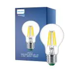 Philips MASTER LED Lampa Ultra Efficient E27 Päron Klar 2.3W 485lm - 840 Kallvit | Ersättare 40W