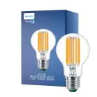 Philips MASTER LED Lampa Ultra Efficient E27 Päron Klar 7.3W 1535lm - 830 Varm Vit | Ersättare 100W
