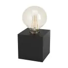 Eglo Bordslampa Prestwick 2 Trä Svart | IP20 - Passande för 1x E27 