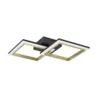 Eglo Taklampa Calliera Stål Svart Guld 18.4W 2500lm - 840 Kallvit | IP20 - Dimbar 