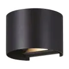 Eglo Vägglampa Calpino 3 Aluminium Svart Up & Down 2W 420lm - 830 Varm Vit | IP54